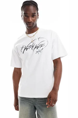 Karl Kani Camiseta blanca con logo de estrella de