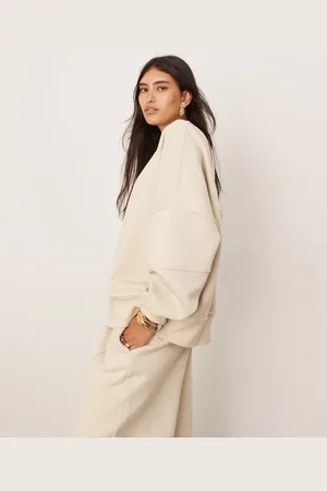 ASOS Sudadera color con detalle de costuras de tejido grueso premium de -Multicolor