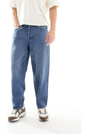 Only & Sons Vaqueros holgados con lavado azul medio de