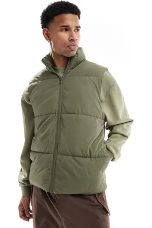 ASOS Chaleco de plumas en de -Verde