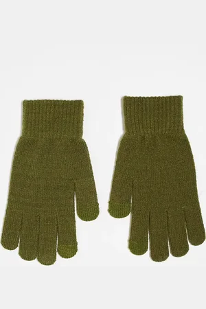 ASOS Guantes caquis para pantalla táctil de -Verde