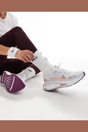 Nike Zapatillas de deporte blancas y moradas Journey Run de