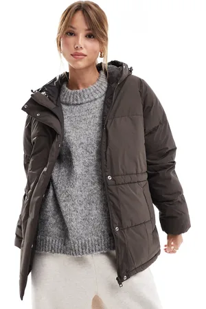 JJXX Chaqueta acolchada con capucha y cordón ajustable de