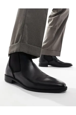 ASOS Botines Chelsea de cuero de -Marrón