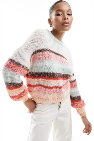 ONLY Jersey a rayas multicolores de punto de