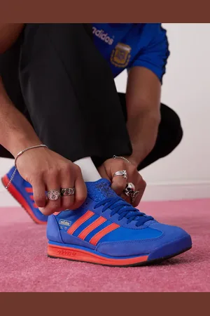adidas Zapatillas de deporte azules y naranjas SL 72 RS de