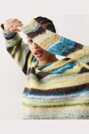 Reclaimed Jersey a rayas de