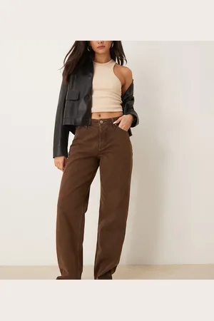 Calvin Klein Vaqueros marrón oscuro de corte suelto y estilo años 90 exclusivos en ASOS de