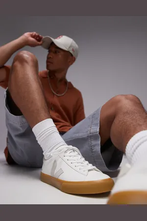Veja Zapatillas de deporte blancas con suela de goma Campo de