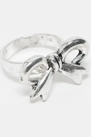 Reclaimed Anillo pulido con lazo de