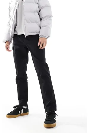 Barbour Pantalones cargo negros de tejido antidesgarros de