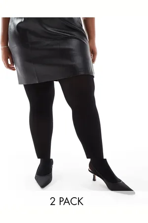 New Look Pack de 2 medias negras de 70 deniers de New Look Curve
