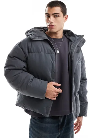 ASOS Chaqueta acolchada extragrande con detalle de costuras de
