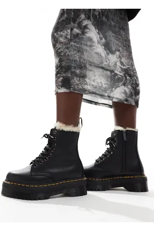 Dr. Martens Botas Pisa con 8 pares de ojales y forro de piel Jadon de Dr. Martens