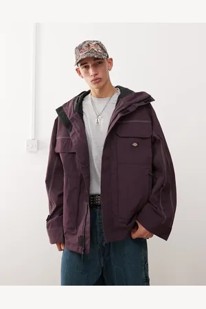 Dickies Chaqueta cortavientos morada con capucha Ronan de -Morado