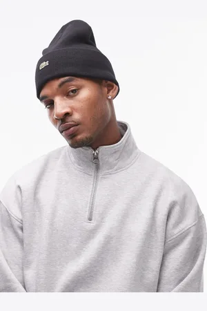 Lacoste Gorro con logo en la parte delantera de
