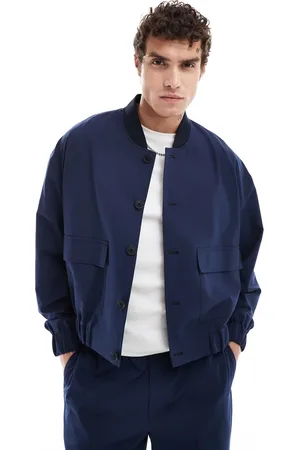 ASOS Chaqueta bomber de vestir abotonada de (parte de un conjunto)