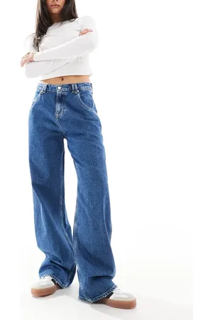 Tommy Hilfiger Vaqueros holgados de talle bajo con lavado medio Daisy de -Azul