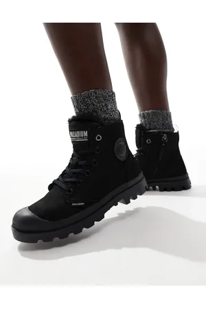 Palladium Zapatos negros con cremallera Pampa HI de