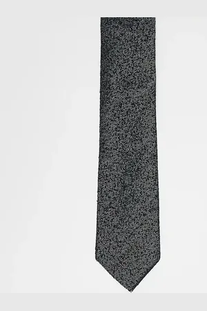 ASOS Corbata negra texturizada de