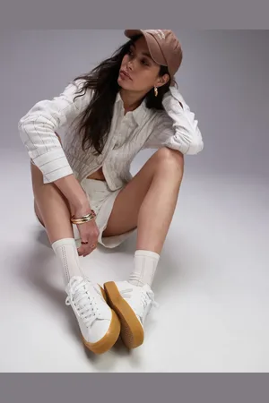 Veja Zapatillas de deporte blancas con suela de goma Campo de
