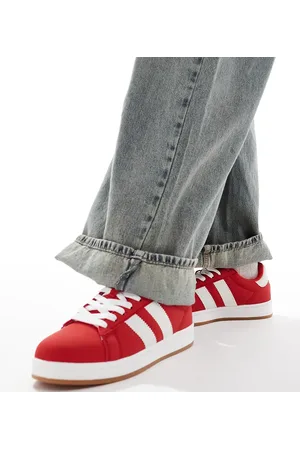 Yours Zapatos skater rojos acolchados de