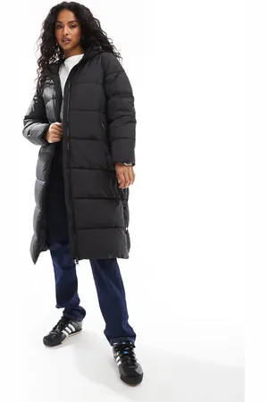 ONLY Chaqueta acolchada larga negra de
