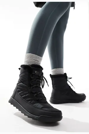 sorel Botas de nieve negras y color cantera impermeables con cordones Whitney II Plus WP de