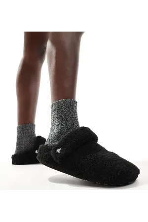 Crocs Pantuflas negras unisex Classic Cozzzy de