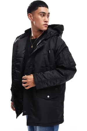 Carhartt Parka negra Olten de