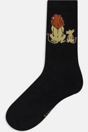 ASOS Calcetines negros con diseño de "El rey león" de Disney de