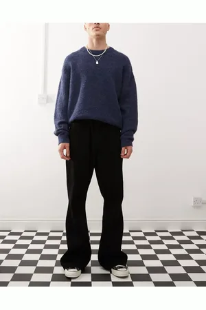 Dr Denim Vaqueros de corte bootcut holgado y talle medio con lavado negro Rift de
