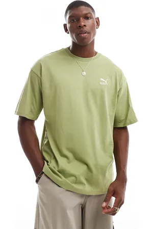 PUMA Camiseta verde extragrande Better Classics de