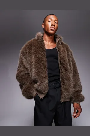 ASOS Chaqueta de piel sintética en de