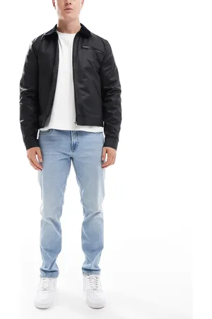 JJ Vaqueros de corte tapered con lavado azul claro Adam de