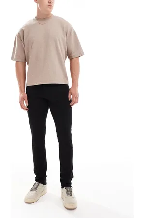 JJ Vaqueros negro lavado de corte slim Luke de