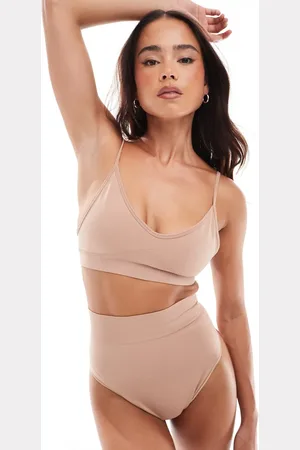 ASOS Sujetador moldeador estilo top corto premium de - neutro