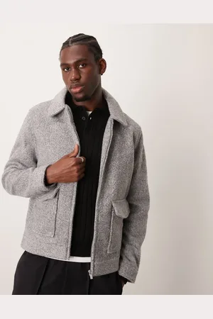 New Look Chaqueta con textura cepillada de