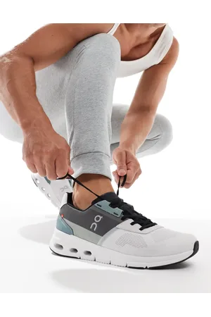 On Running Zapatillas de deporte blancas, grises y verdes de diario Cloudrift de ON-Blanco