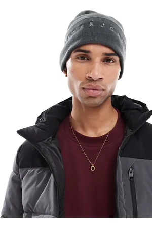 JACK & JONES Gorro gris de