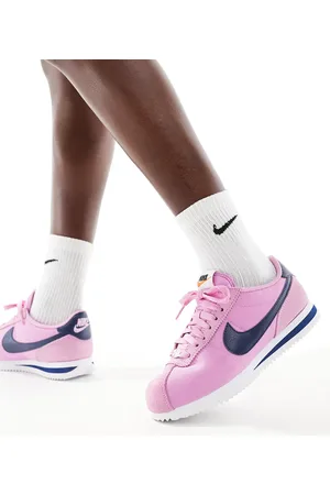 Nike Zapatillas de deporte rosas y azul marino Cortez TXT Se de