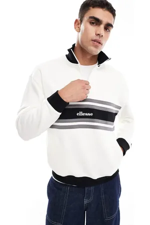 Ellesse Chaqueta blanca con cremallera corta Cossoine de