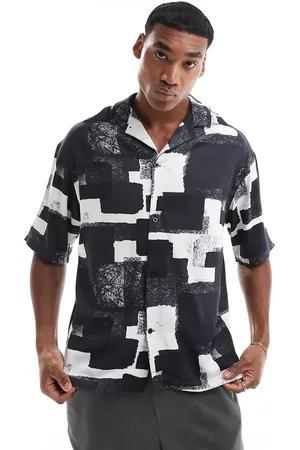 Viggo Camisa holgada con estampado color block de