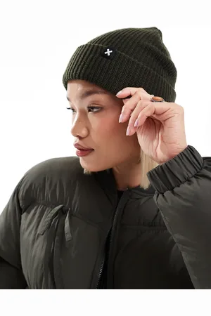 COLLUSION Gorro oscuro con logo de -Verde