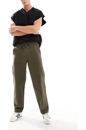 Only & Sons Pantalones caquis de corte suelto con cinturilla elástica de -Verde