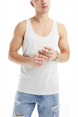 ASOS Pack de 3 camisetas de varios colores sin mangas de