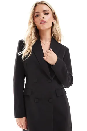 Miss Selfridge Vestido estilo americana con cintura entallada de