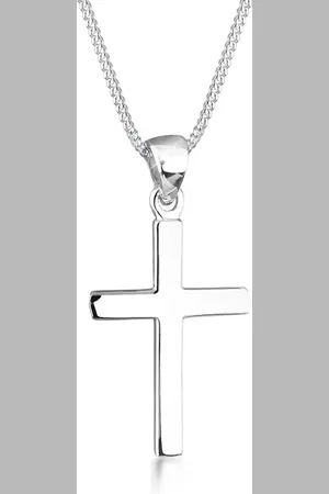 Elli Collar básico con detalle de cruz de plata de ley 925 de