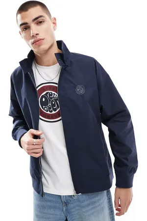 Pretty Green Chaqueta Harrington azul marino de