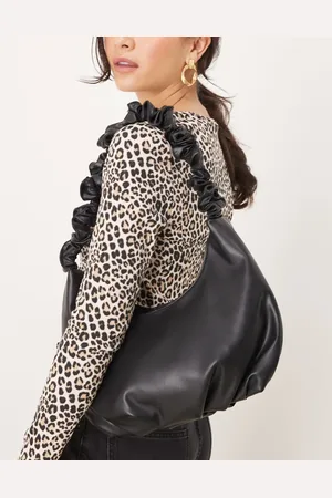 Glamorous Bolso fruncido con asa superior de